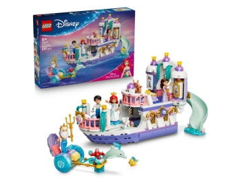 LEGO 43299 Disney Animation Królewska łódź weselna Arielki (