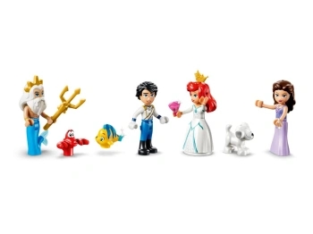 LEGO 43299 Disney Animation Królewska łódź weselna Arielki (