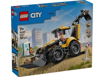 LEGO 60480 City Żółta koparko-ładowarka
