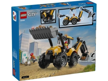 LEGO 60480 City Żółta koparko-ładowarka