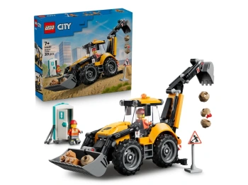 LEGO 60480 City Żółta koparko-ładowarka