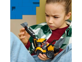 LEGO 60480 City Żółta koparko-ładowarka