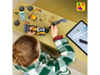 LEGO 60480 City Żółta koparko-ładowarka