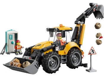 LEGO 60480 City Żółta koparko-ładowarka