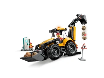 LEGO 60480 City Żółta koparko-ładowarka