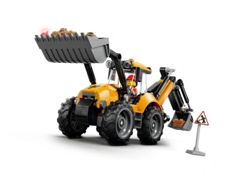 LEGO 60480 City Żółta koparko-ładowarka