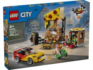 LEGO 60496 City  Dostawa pizzy z pojazdami