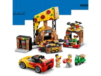 LEGO 60496 City Dostawa pizzy z pojazdami