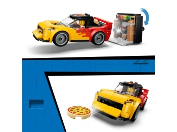 LEGO 60496 City Dostawa pizzy z pojazdami