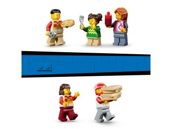 LEGO 60496 City Dostawa pizzy z pojazdami