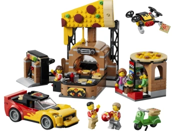 LEGO 60496 City Dostawa pizzy z pojazdami