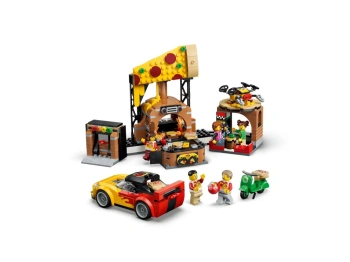 LEGO 60496 City Dostawa pizzy z pojazdami