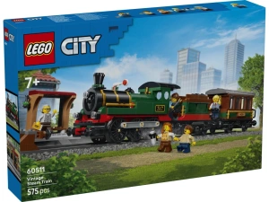 LEGO 60511 City  Retro pociąg z lokomotywą parową