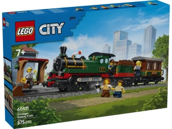 LEGO 60511 City Retro pociąg z lokomotywą parową