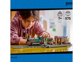 LEGO 60511 City Retro pociąg z lokomotywą parową