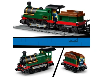 LEGO 60511 City Retro pociąg z lokomotywą parową