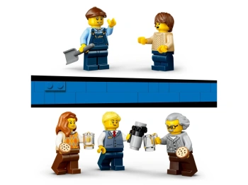 LEGO 60511 City Retro pociąg z lokomotywą parową