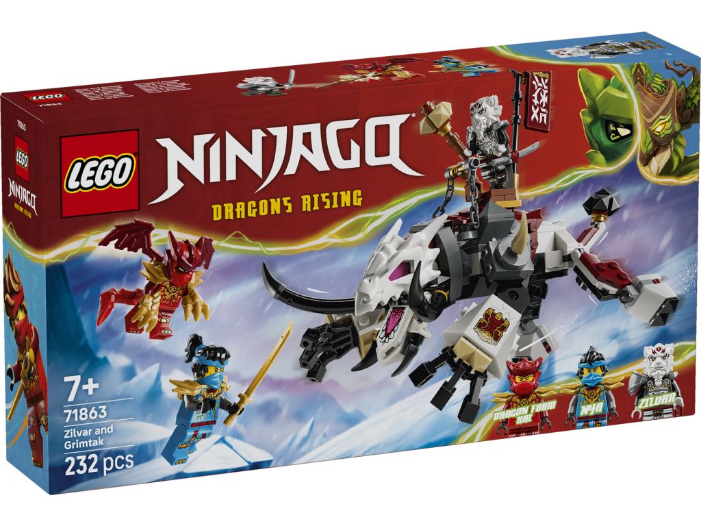 LEGO 71863 Ninjago Zilvar i smocza bestia Grimtak