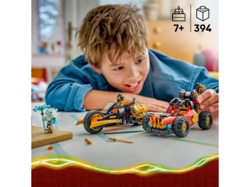 LEGO 71864 Ninjago Wielofunkcyjne pojazdy Kaia i Cole’a