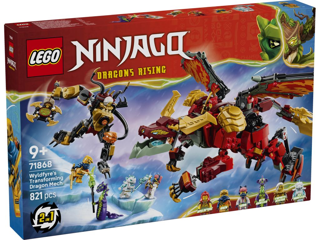 LEGO 71868 Ninjago Transformujący smoczy mech Wyldfyre