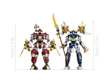 LEGO 71870 Ninjago Bliźniacze tytanowe mechy