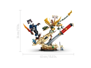LEGO 71871 Ninjago Bitwa o smocze ostrze