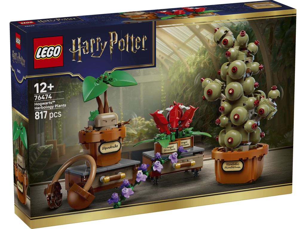 LEGO 76474 Harry Potter Rośliny z lekcji zielarstwa w Hogwarcie