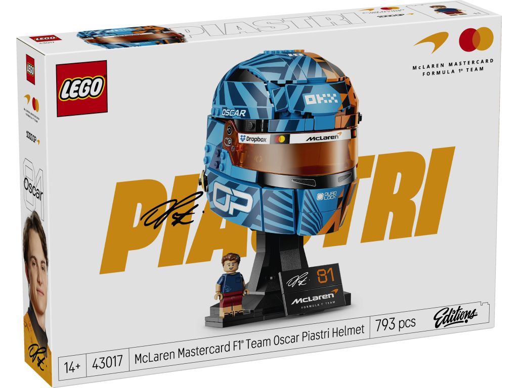 LEGO 43017 Editions McLaren Mastercard F1 Team Oscar Piastri Helmet