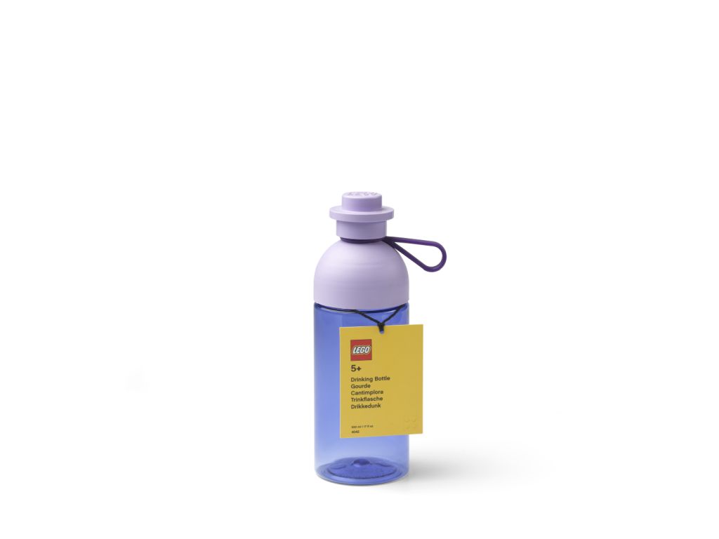LEGO 40420004 Przezroczysta butelka 500 ml - Lawendowa