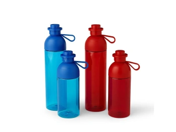 LEGO 40420002 Przezroczysta butelka 500 ml - Niebieska