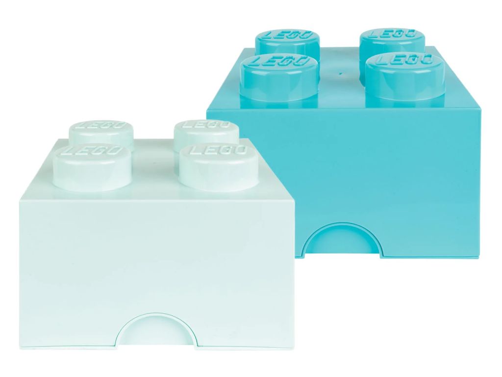 LEGO 41185273 Pojemnik 2x2 zestaw 2 szt. niebieski/błękitny
