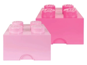 LEGO 41185280 Pojemnik 2x2 zestaw 2 szt. różowe
