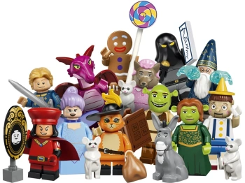 LEGO 71053 Minifigures Seria Shrek - Komplet 12 sztuk