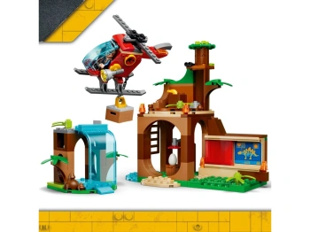 LEGO 77981 Jurassic World Welociraptor, stegozaur i pteranodon – Centrum ratunkowe