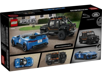 LEGO 77264 Speed Champions Jaguar Project 7 i Land Rover Defender