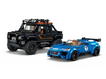 LEGO 77264 Speed Champions Jaguar Project 7 i Land Rover Defender