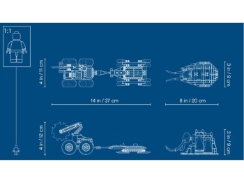 LEGO City 60195 Arktyczna baza mobilna
