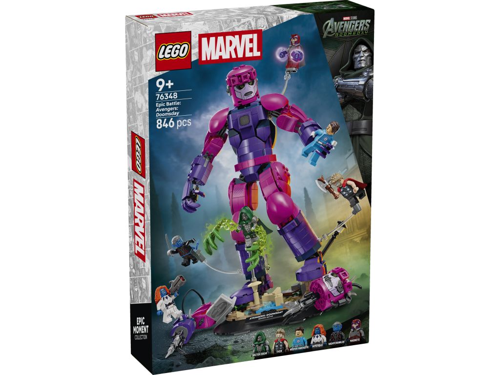 LEGO 76348 Super Heroes Epicka bitwa: Avengers: Doomsday