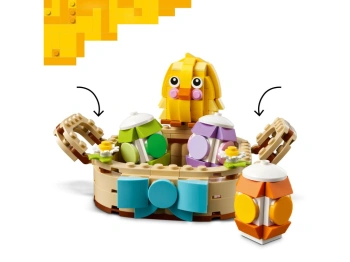 LEGO 40863 Iconic Wielkanocny kosz z pisankami