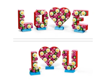 LEGO 40867 Iconic Litery pełne miłości