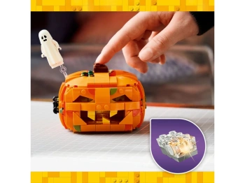 LEGO 40872 Iconic Halloweenowa latarnia z dyni