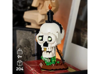 LEGO 40883 Iconic Halloweenowa czaszka ze świecą