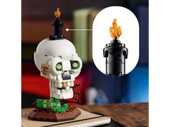 LEGO 40883 Iconic Halloweenowa czaszka ze świecą