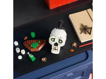 LEGO 40883 Iconic Halloweenowa czaszka ze świecą