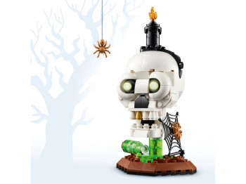 LEGO 40883 Iconic Halloweenowa czaszka ze świecą