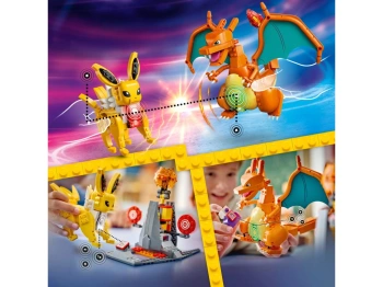 LEGO 72167 Pokémon SMART Play: Charizard kontra Jolteon — ostateczna bitwa