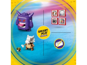 LEGO 72166 Pokémon SMART Play: Cubone i Gengar — upiorne starcie