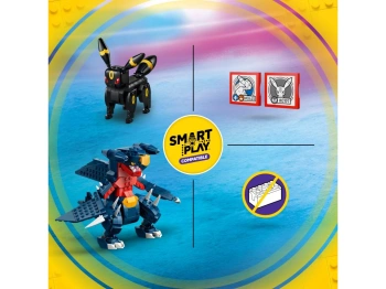 LEGO 72165 Pokémon SMART Play: Umbreon kontra Garchomp — walka o mistrzostwo