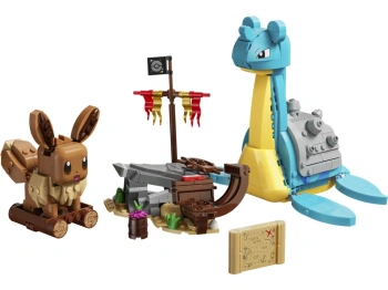 LEGO 72162 Pokémon SMART Play: Eevee i Lapras — poszukiwanie skarbów
