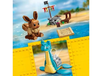 LEGO 72162 Pokémon SMART Play: Eevee i Lapras — poszukiwanie skarbów